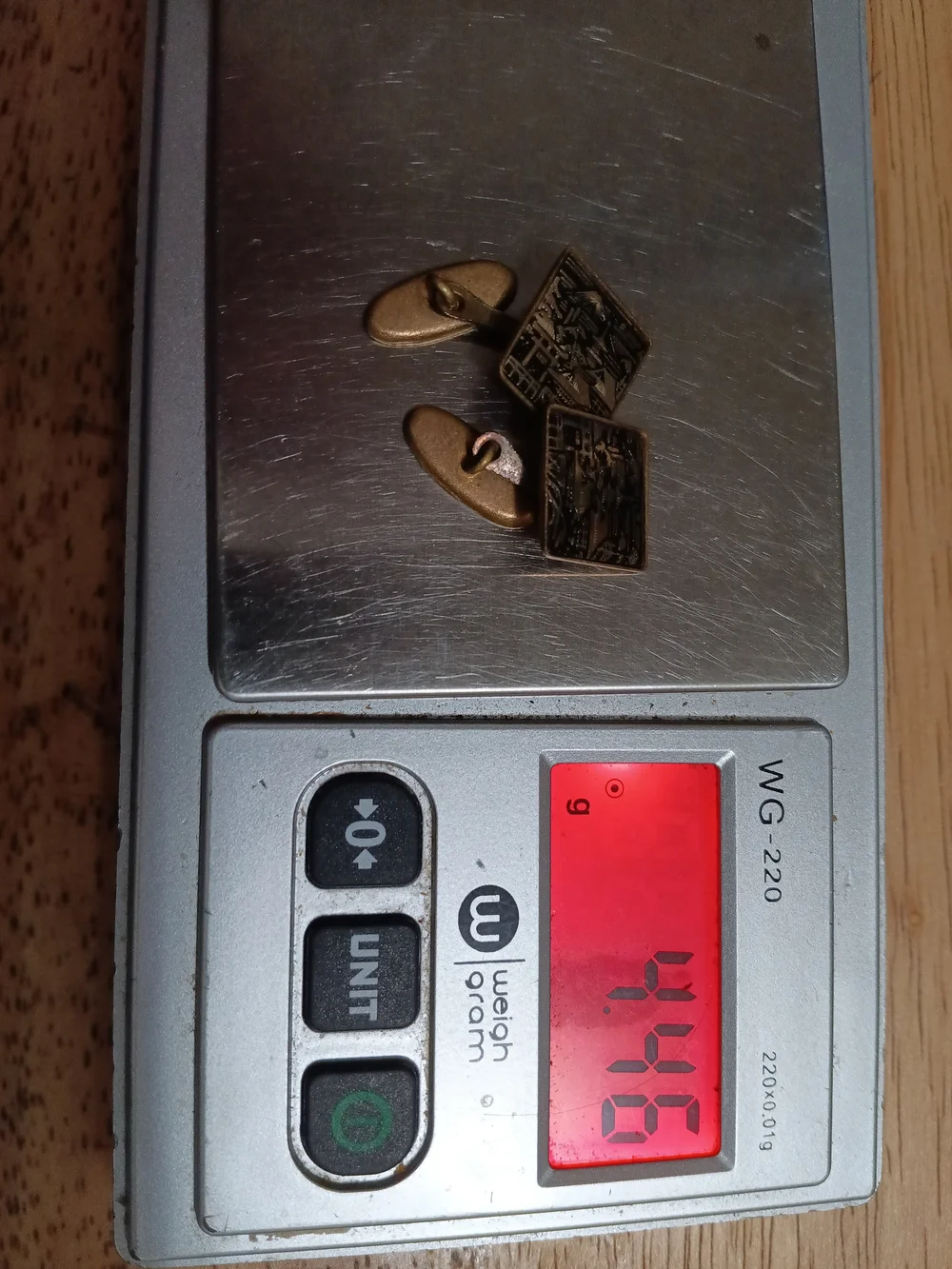 Antique Japabese Domascene Cufflinks Set